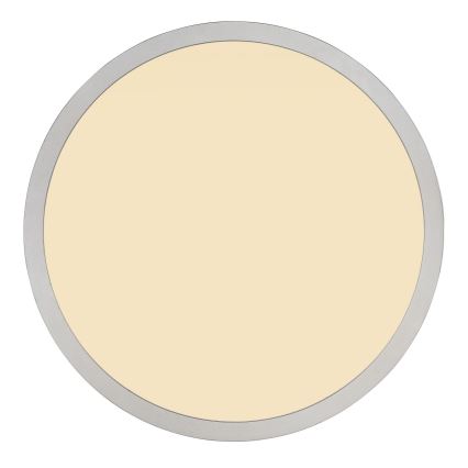 Globo - Dimmbare LED-Deckenleuchte für Badezimmer LED/18W/230V d 29,4 cm IP44 matt Chrom