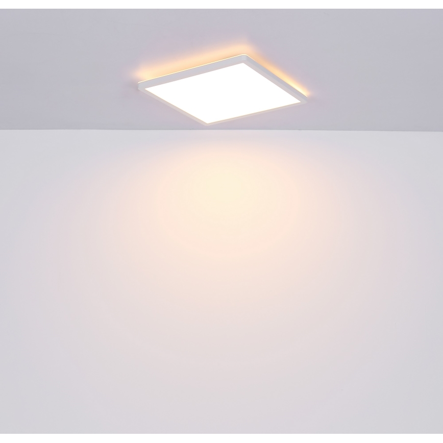 Globo - Dimmbare LED-Deckenleuchte für das Badezimmer LED/18W/230V 29,4x29,4 cm IP44 weiß