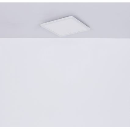 Globo - Dimmbare LED-Deckenleuchte für das Badezimmer LED/18W/230V 29,4x29,4 cm IP44 weiß