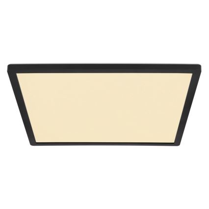 Globo - LED dimmbare Badezimmer-Deckenleuchte LED/24W/230V 42x42 cm IP44 schwarz