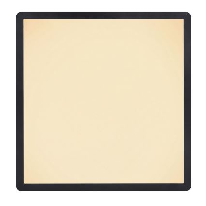 Globo - LED dimmbare Badezimmer-Deckenleuchte LED/24W/230V 42x42 cm IP44 schwarz