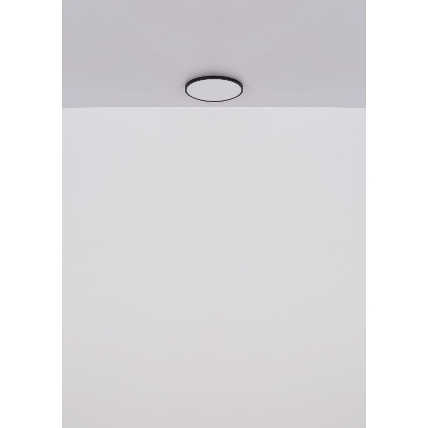 Globo - LED-Deckenleuchte LED/15W/230V 4000K d 23 cm schwarz