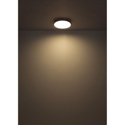 Globo - LED-Deckenleuchte LED/18W/230V 4000K d 35 cm schwarz