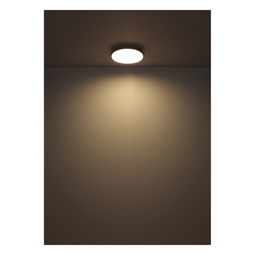 Globo - LED-Deckenleuchte LED/18W/230V 4000K d 35 cm schwarz