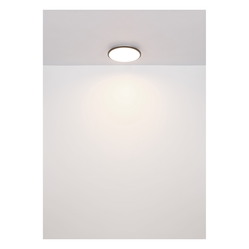 Globo - LED-Deckenleuchte LED/18W/230V 4000K d 35 cm schwarz