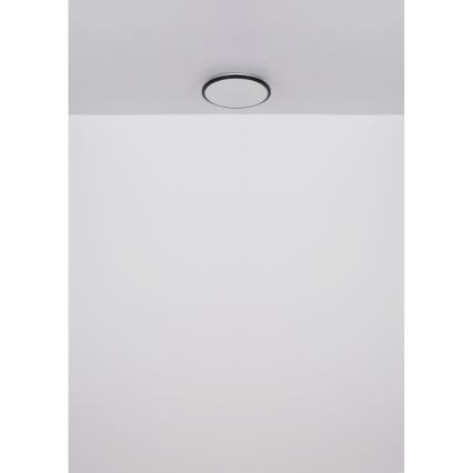 Globo - LED-Deckenleuchte LED/18W/230V 4000K d 35 cm schwarz