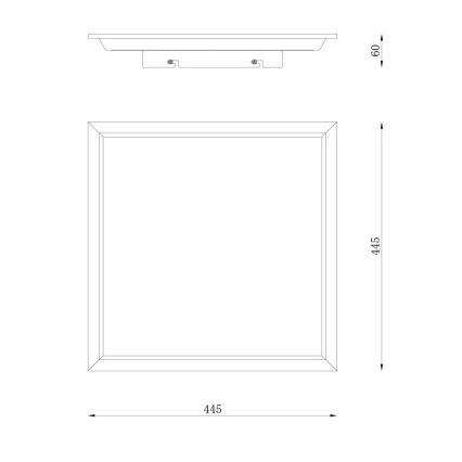 Globo - LED-Deckenleuchte LED/24W/230V