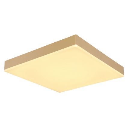 Globo - LED-Deckenleuchte LED/18W/230V 30x30 cm golden