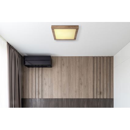 Globo - LED-Deckenleuchte LED/16W/230V braun
