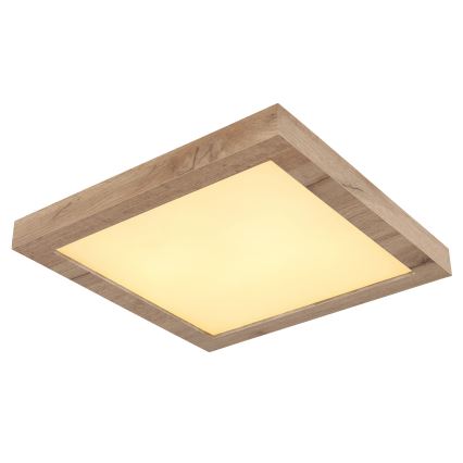 Globo - LED-Deckenleuchte LED/16W/230V braun