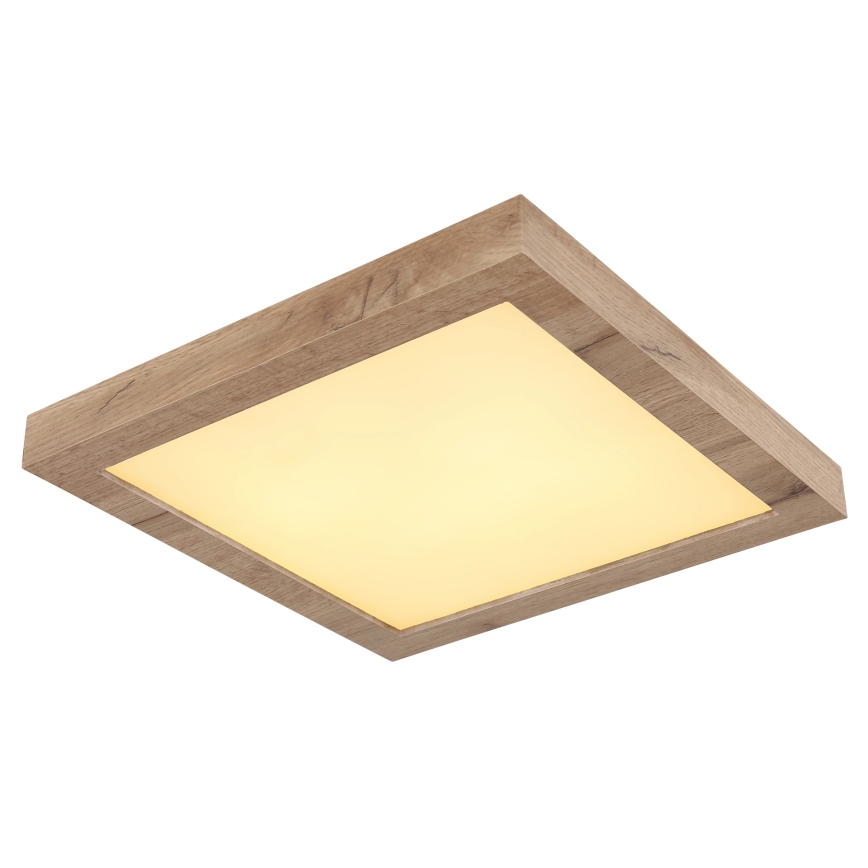 Globo - LED-Deckenleuchte LED/16W/230V braun