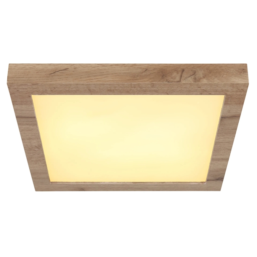 Globo - LED-Deckenleuchte LED/16W/230V braun