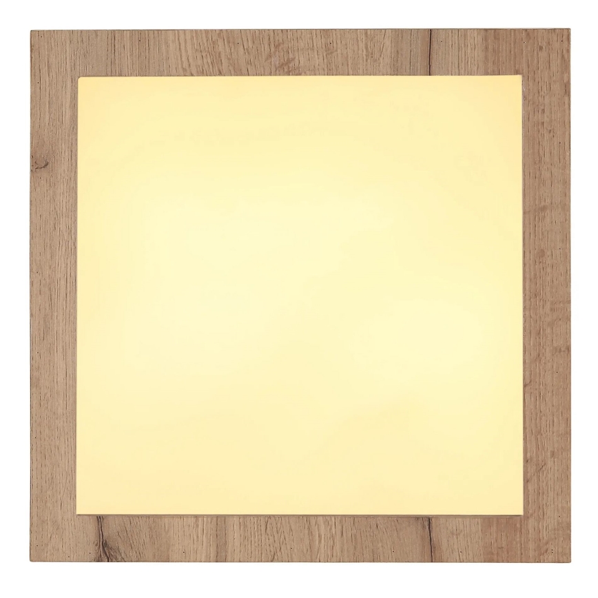 Globo - LED-Deckenleuchte LED/16W/230V braun