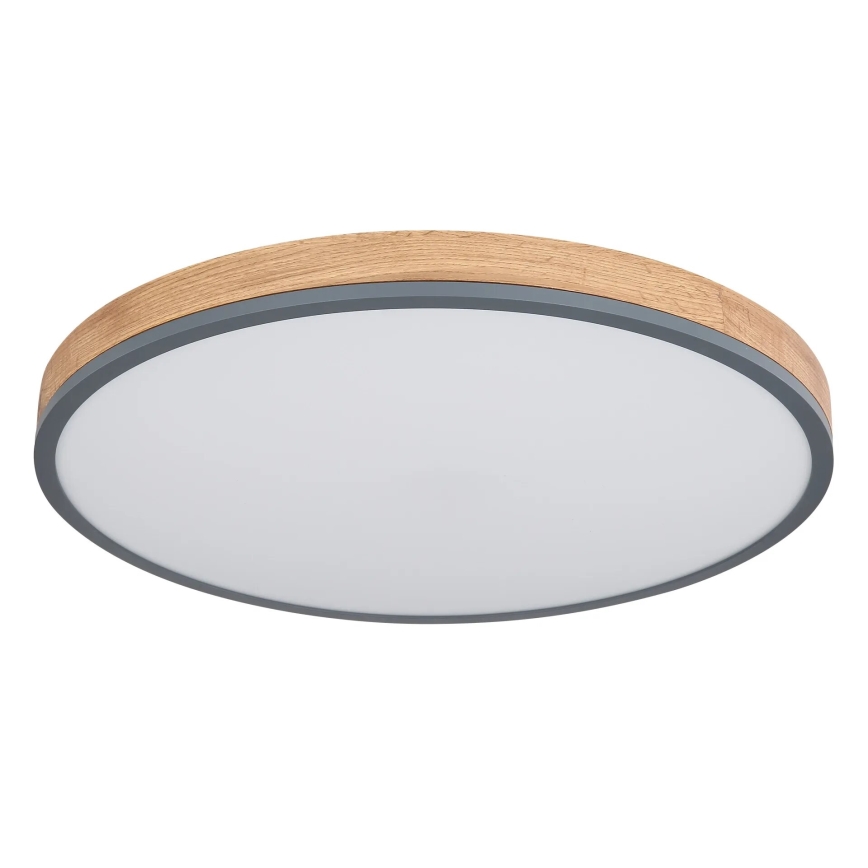 Globo - Dimmbare LED-Deckenleuchte LED/40W/230V 2700-6500K d 60 cm + Fernbedienung braun/grau
