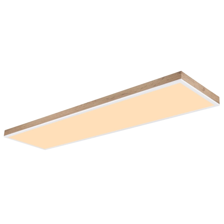 Globo - Dimmbare LED-Deckenleuchte LED/36W/230V 2700-6500K + Fernbedienung braun/weiß
