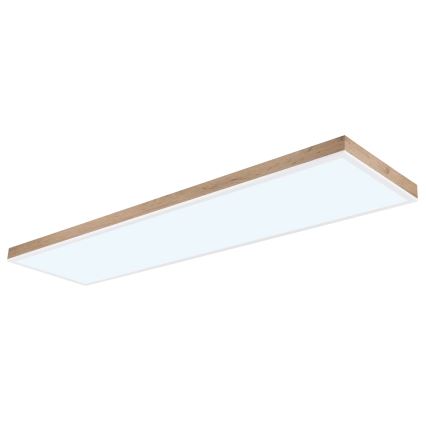 Globo - Dimmbare LED-Deckenleuchte LED/36W/230V 2700-6500K + Fernbedienung braun/weiß