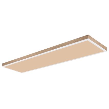 Globo - Dimmbare LED-Deckenleuchte LED/36W/230V 2700-6500K + Fernbedienung braun/weiß