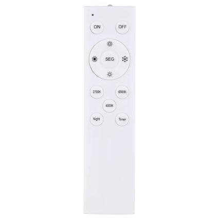 Globo - Dimmbare LED-Deckenleuchte LED/36W/230V 2700-6500K + Fernbedienung braun/weiß