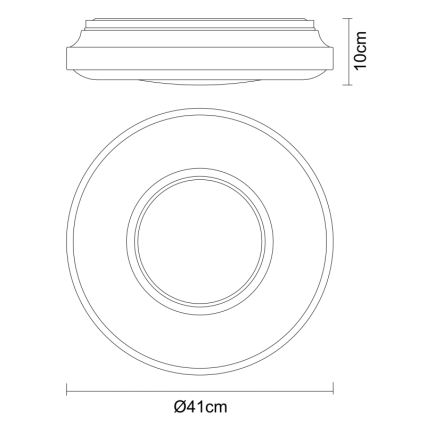 Globo - LED-Deckenleuchte LED/24W/230V