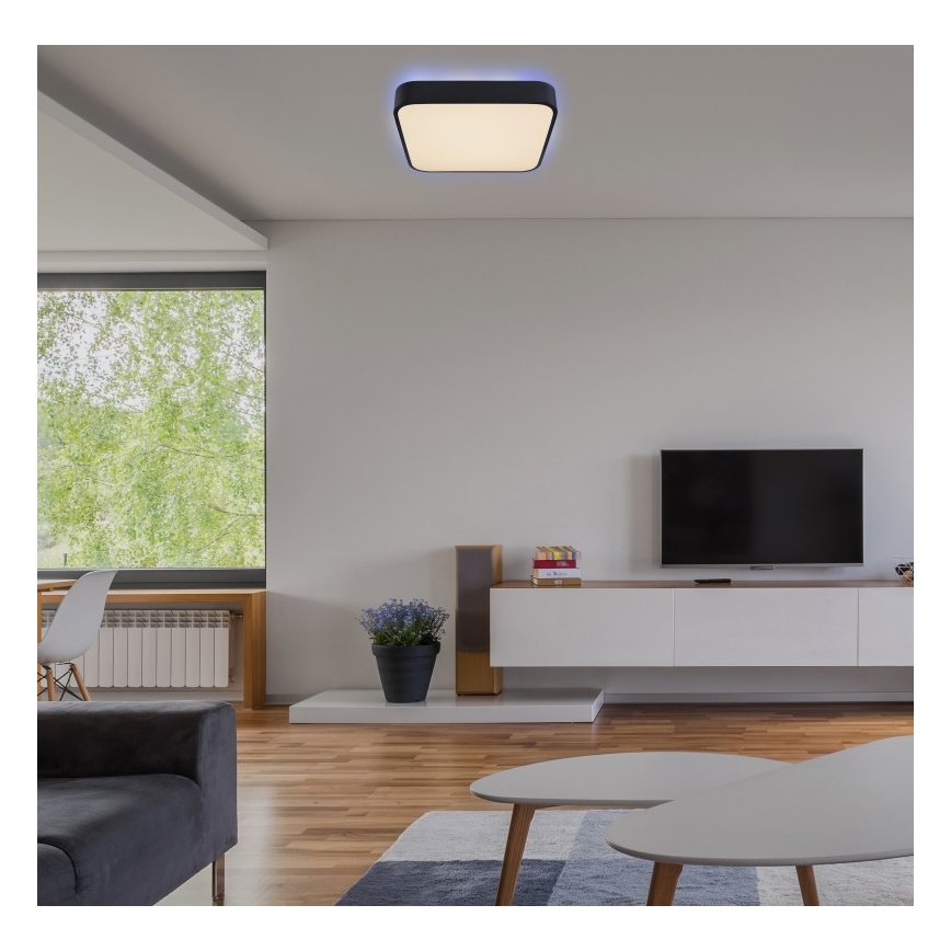 Globo - Dimmbare LED-RGB-Deckenleuchte LED/24W/230V + Fernbedienung