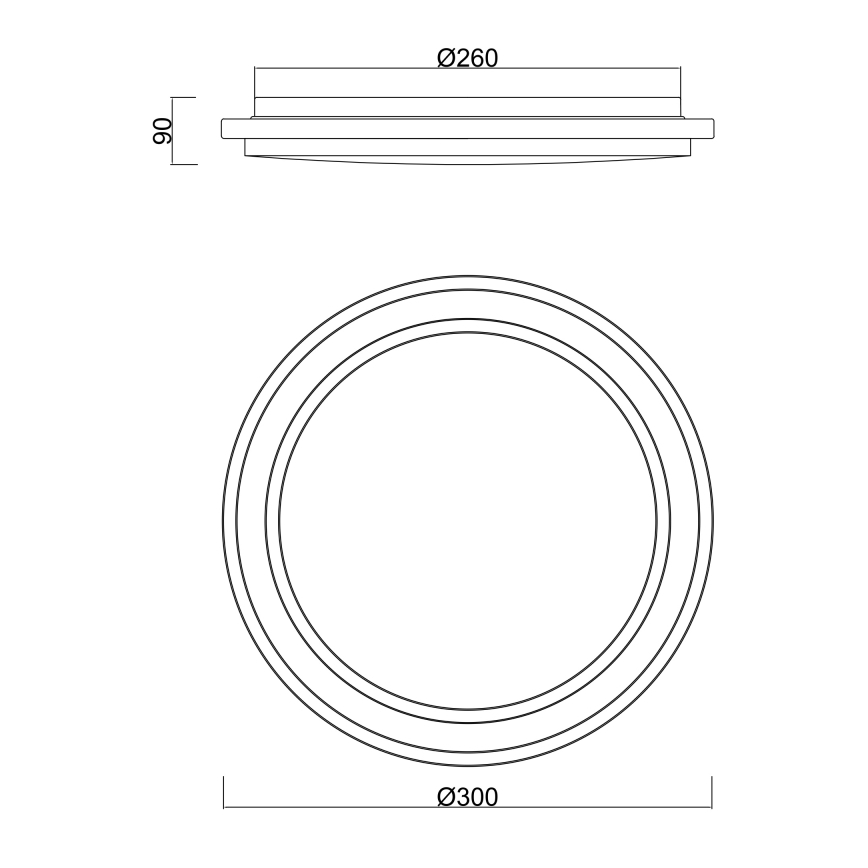 Globo - LED-Badezimmer-Deckenleuchte mit Sensor LED/18W/230V IP44