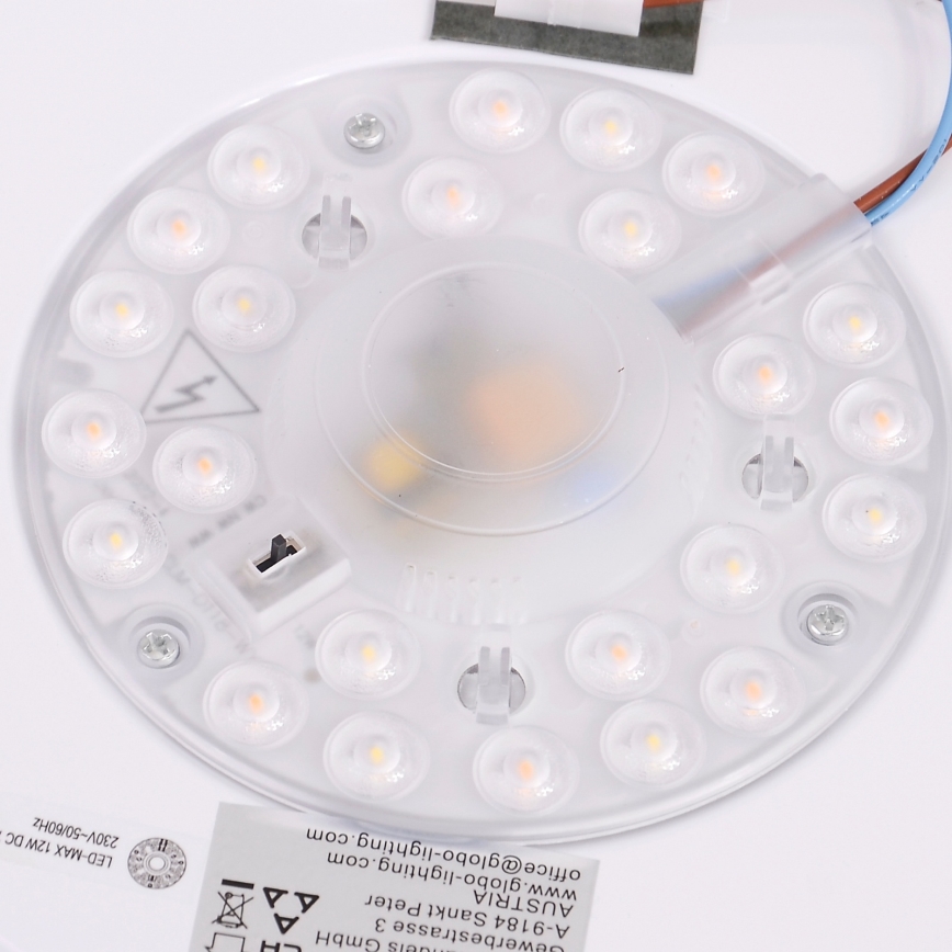 Globo - LED Deckenleuchte LED/12W/230V 307 mm 3000/4500/6000K