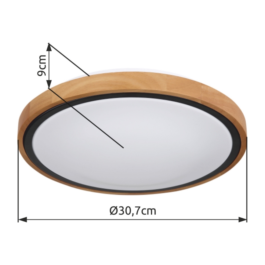 Globo - LED Deckenleuchte LED/12W/230V 307 mm 3000/4500/6000K