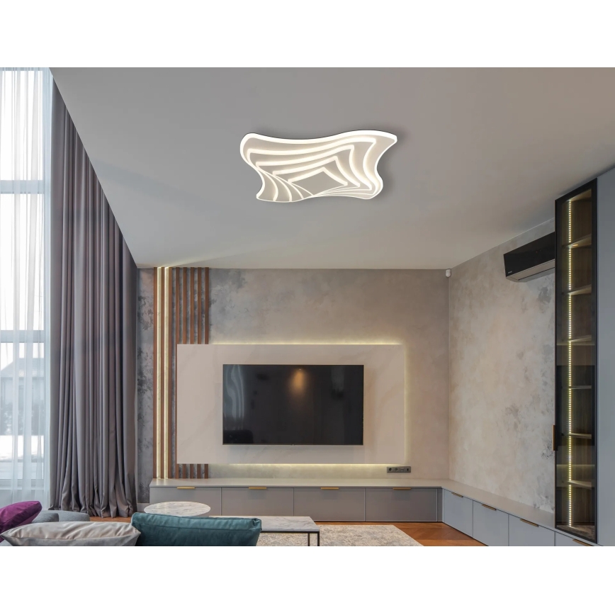 Globo - dimmbare LED-Deckenleuchte LED/42W/230V 2700-6000K 45x45 cm + Fernbedienung