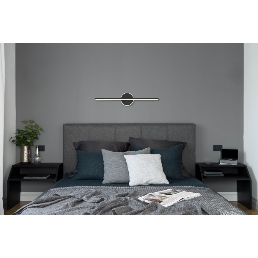 Globo - LED-Badezimmer-Spiegelbeleuchtung LED/10W/230V 60,8 cm IP44 schwarz