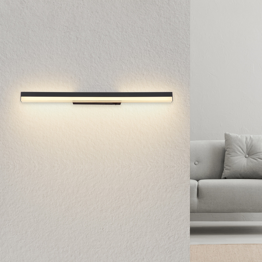 Globo - LED-Wandleuchte LED/12W/230V 3000/6000K 60 cm schwarz