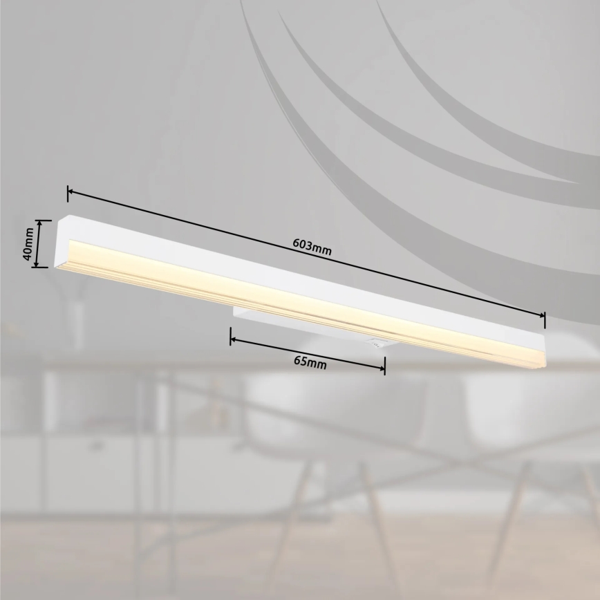 Globo - LED-Wandleuchte LED/12W/230V 3000/6000K 60 cm weiß