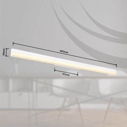 Globo - LED-Wandleuchte LED/18W/230V 3000/6000K 80 cm weiß