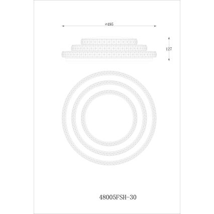 Globo - Dimmbare LED-Deckenleuchte LED/30W/230V TUYA Wi-Fi + Fernbedienung