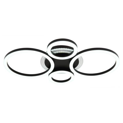 Globo - LED-Deckenleuchte LED/40W/230V 2700/4500/6500K Ø 35,5 x 53 cm schwarz