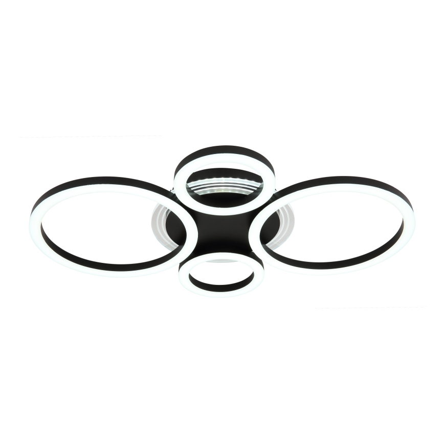 Globo - LED Deckenleuchte LED/40W/230V 2700/4500/6500K Ø 35,5x53 cm schwarz