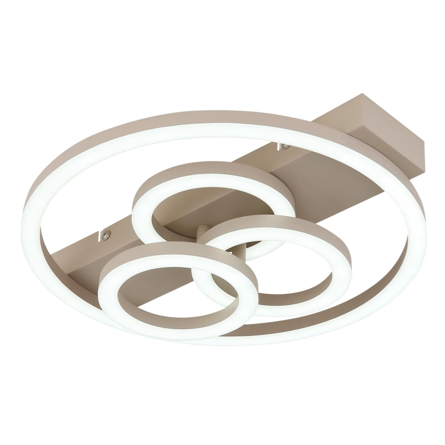 Globo - Dimmbare LED-Deckenleuchte LED/40W/230V 2700-6500K Ø 35x33 cm Beige + Fernbedienung