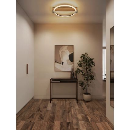 Globo - LED-Deckenleuchte LED/15W/230V 3000K 41,4x38 cm beige