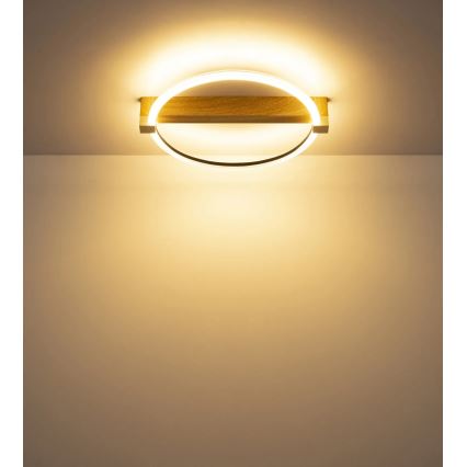 Globo - LED-Deckenleuchte LED/15W/230V 3000K 41,4x38 cm beige