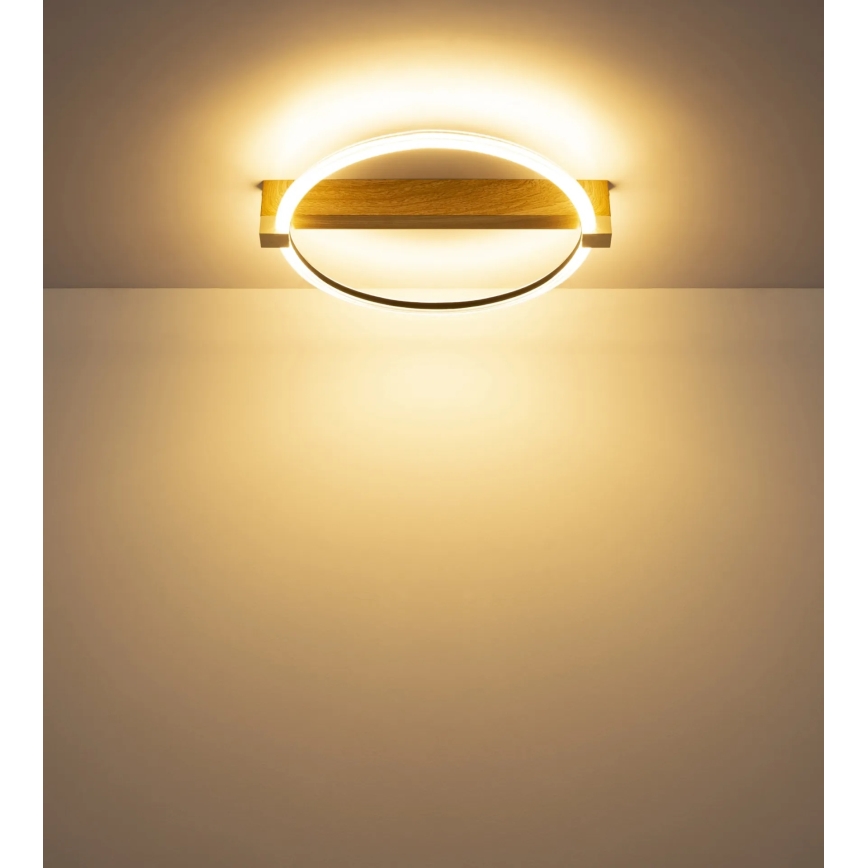Globo - LED-Deckenleuchte LED/15W/230V 3000K 41,4x38 cm beige