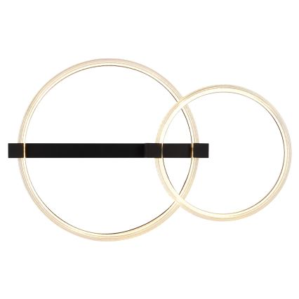 Globo - LED Deckenleuchte LED/24W/230V 3000K 58x38 cm schwarz