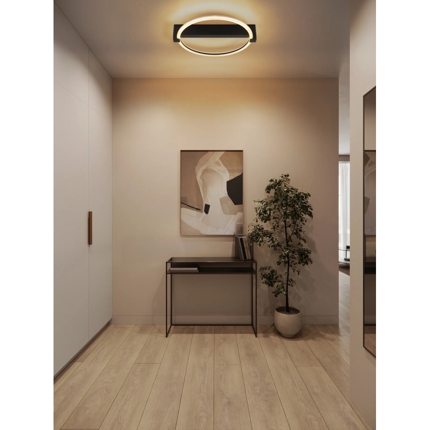 Globo - LED-Deckenleuchte LED/15W/230V 3000K 41,5x38 cm schwarz