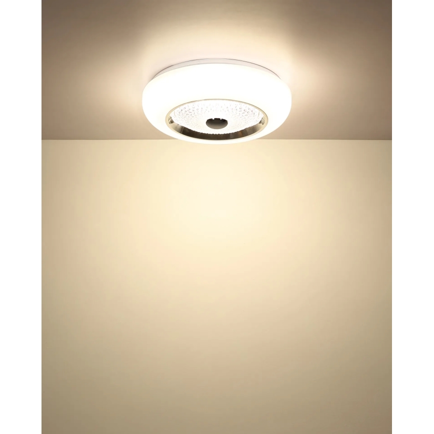 Globo - LED-Deckenleuchte LED/24W/230V 2700/4000/6000K Ø 38,5 cm weiß