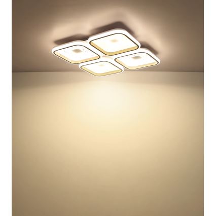Globo - Dimmbare LED-Deckenleuchte LED/55W/230V 2700-6000K 54x54 cm + Fernbedienung