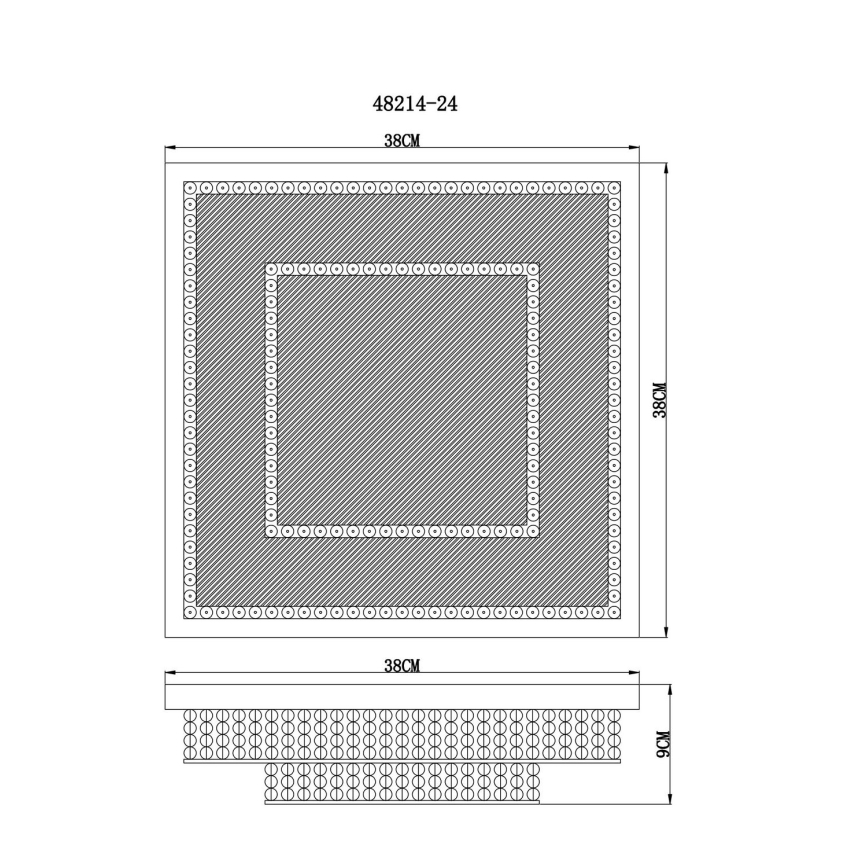 Globo - LED Deckenleuchte LED/24W/230V
