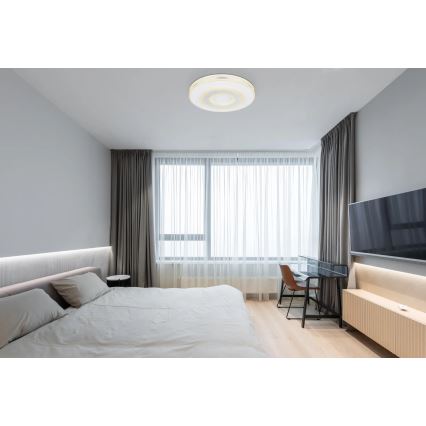 Globo - Dimmbare LED-Deckenleuchte, 48 W, 230 V, 2700–6000 K, Ø 42 cm + Fernbedienung