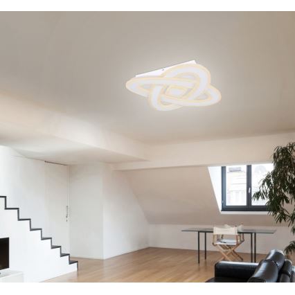 Globo - LED dimmbare Deckenleuchte LED/36W/230V 3000-6000K Ø 50 cm weiß + Fernbedienung