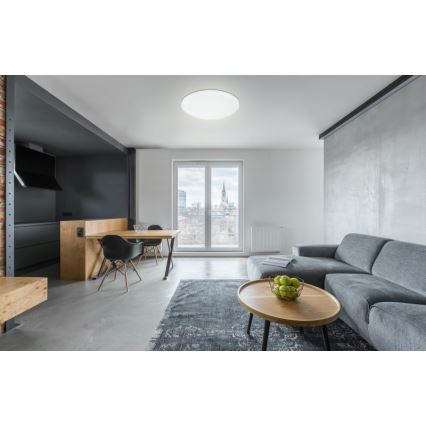 Globo - Dimmbare LED-RGB-Leuchte LED/60W/230V + LED/10W/230V + Fernbedienung