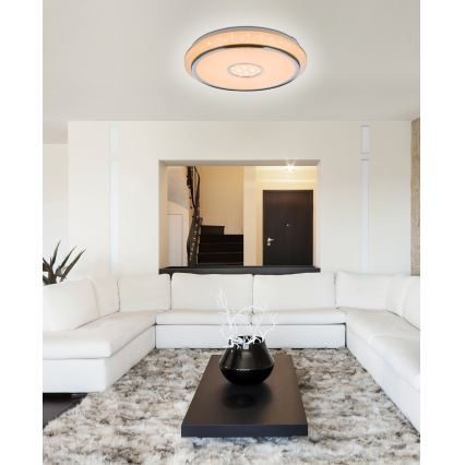 Globo - Dimmbare LED-Deckenleuchte LED/40W/230V 2700-6500K + Fernbedienung