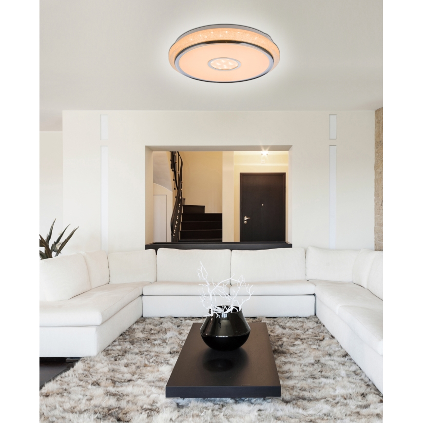 Globo - Dimmbare LED-Deckenleuchte LED/40W/230V 2700-6500K + Fernbedienung