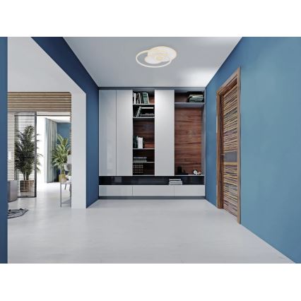 Globo - LED-dimmbare Deckenleuchte LED/50W/230V 2700-6000K Wi-Fi Tuya 46x54,5 cm + Fernbedienung